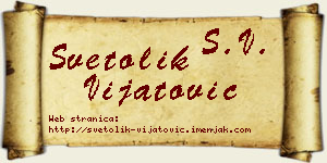 Svetolik Vijatović vizit kartica